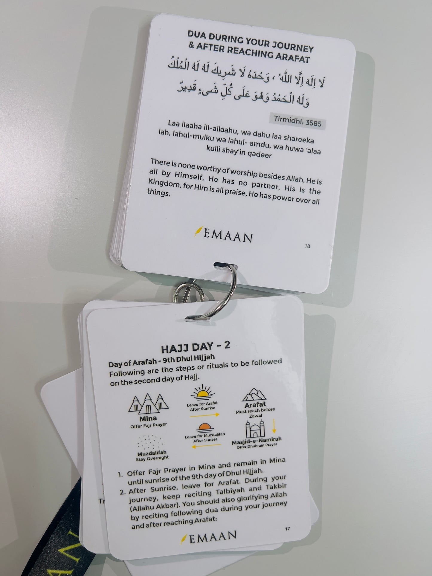 Hajj Personal Guide Cards