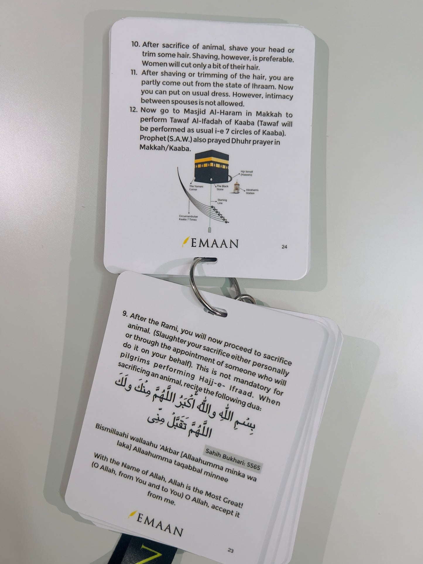 Hajj Personal Guide Cards