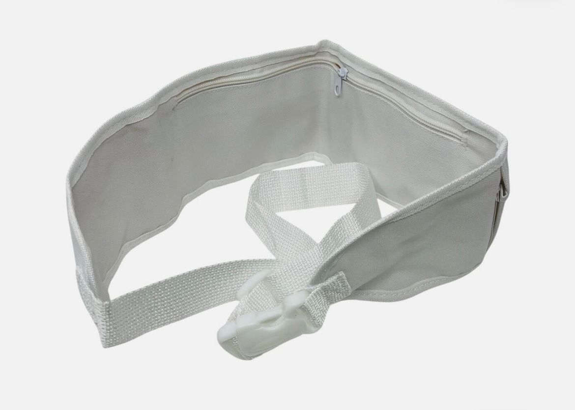 Ehram Belt for Hajj / Umrah | Free Size | Multiple Zipper Waterproof Pockets with Box