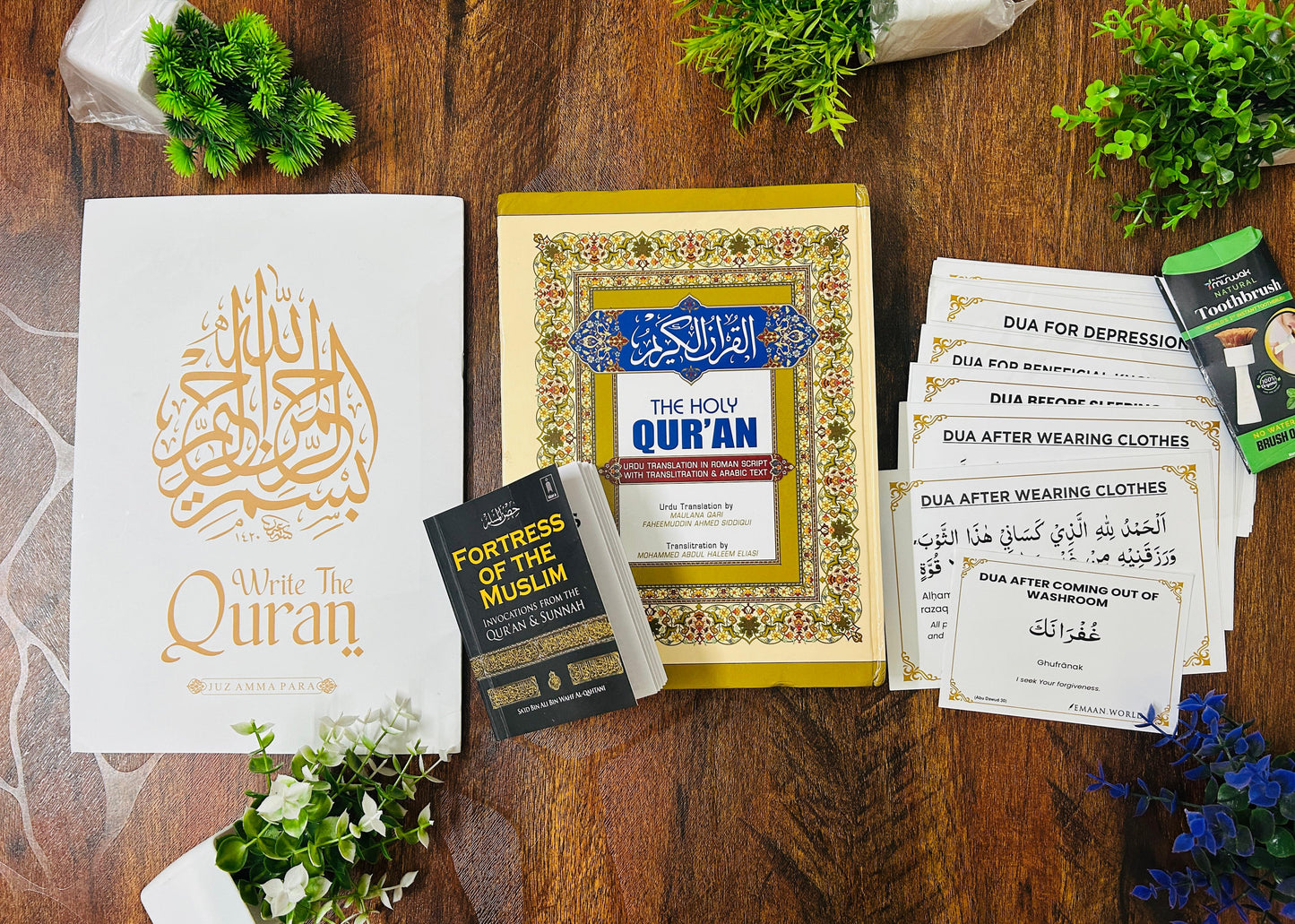 Holy Quran Combo – Urdu translation in ROMAN Script