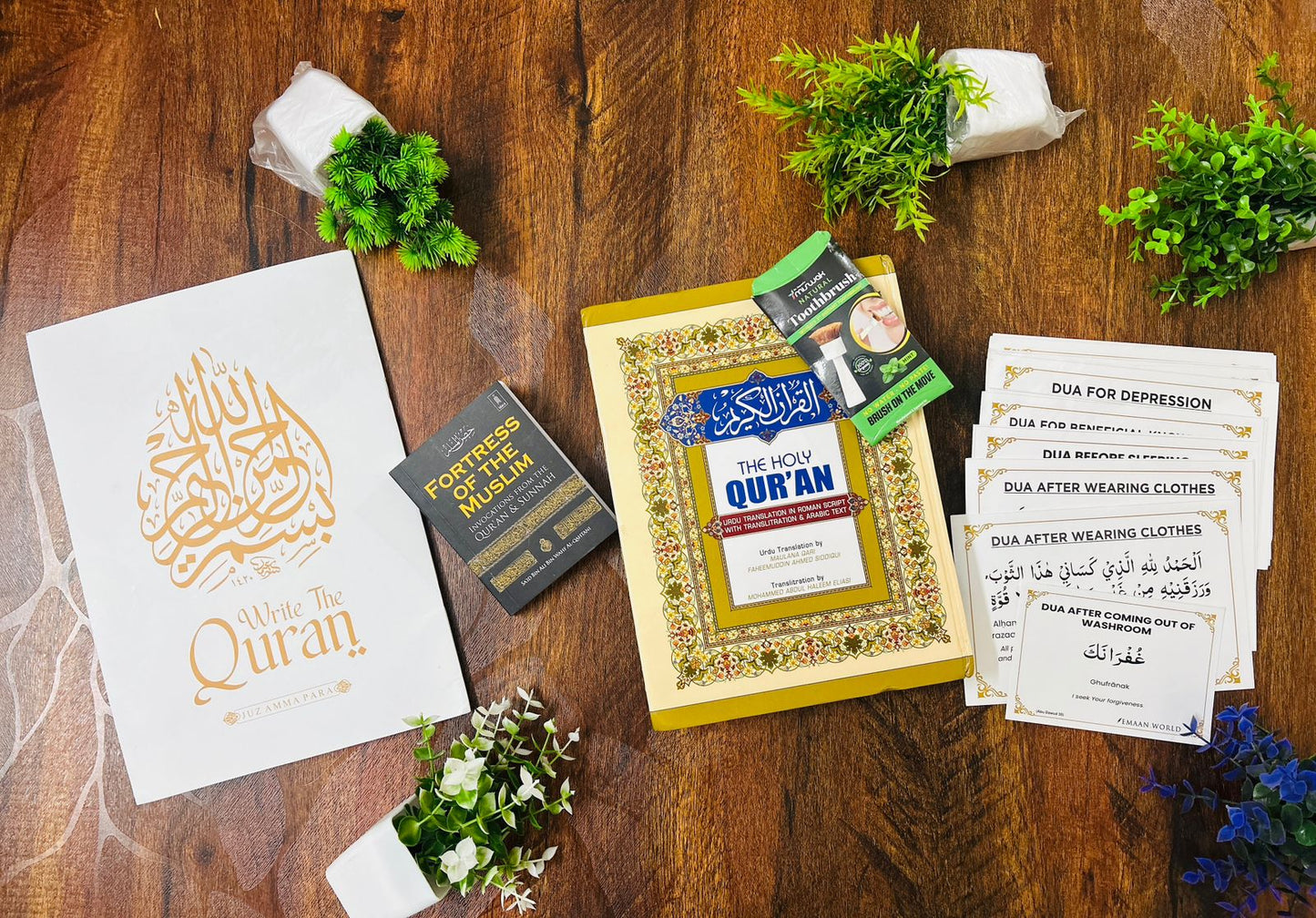 Holy Quran Combo – Urdu translation in ROMAN Script